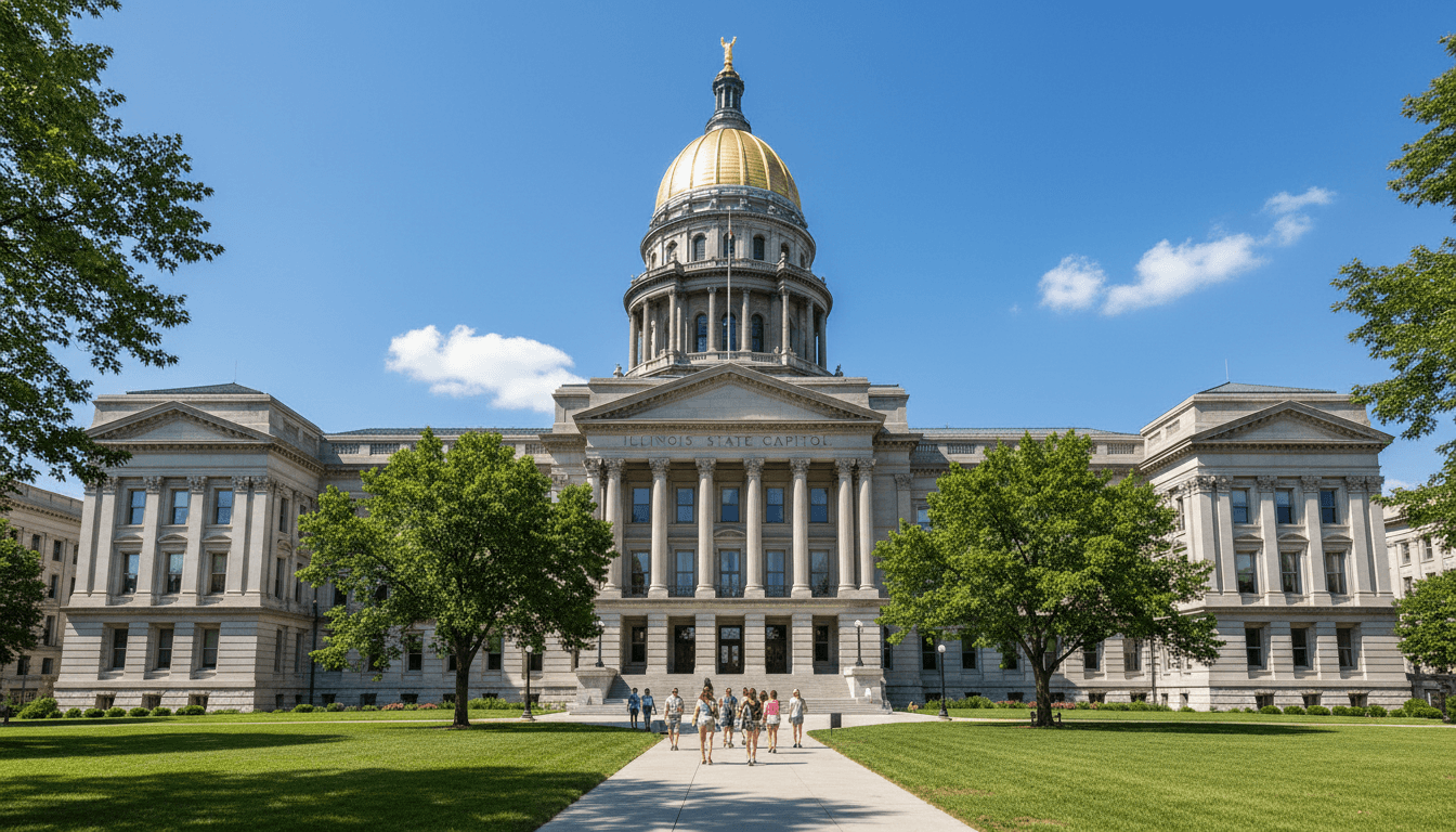 Illinois state capitol building exterior